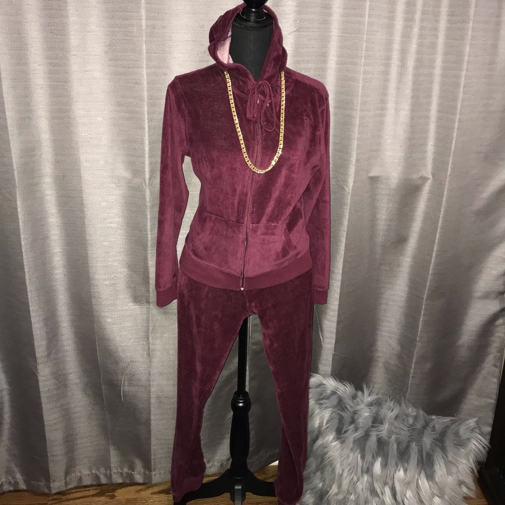 Velour jogging suit